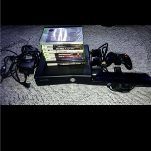 Microsoft Xbox 360 Black Console (with games)